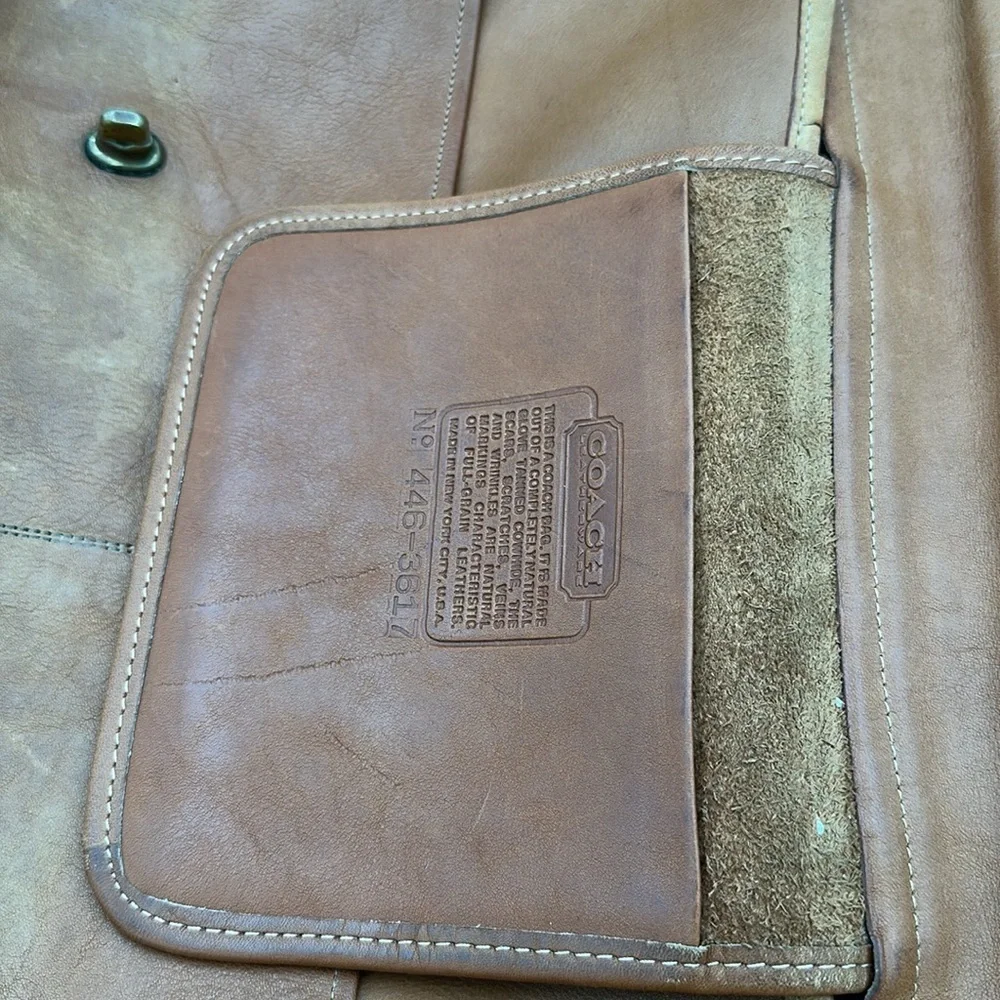 Vintage Coach Briefcase Tabac